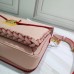 Louis Vuitton Braided Handle Monogram Empreinte Pochette Metis Bag Pink 2019