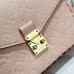 Louis Vuitton Braided Handle Monogram Empreinte Pochette Metis Bag Pink 2019