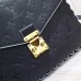 Louis Vuitton Braided Handle Monogram Empreinte Pochette Metis Bag M43942 Black 2019