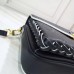 Louis Vuitton Braided Handle Monogram Empreinte Pochette Metis Bag M43942 Black 2019