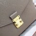 Louis Vuitton Braided Handle Monogram Empreinte Pochette Metis Bag M43941 Vison 2019