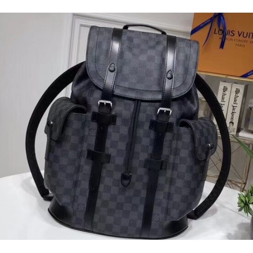 Louis Vuitton Damier Graphite Canvas Christopher Backpack PM N41055