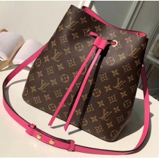 Louis Vuitton Monogram Canvas NeoNoe Bag M43570 Fuchsia 2018