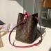 Louis Vuitton Monogram Canvas NeoNoe Bag M43570 Fuchsia 2018