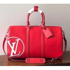 Louis Vuitton Epi Leather Keepall 45 Bag Red 2018