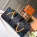Louis Vuitton Keepall 45 Bag Damier Cobalt Canvas N50002 Jungle Palm Tree 2018
