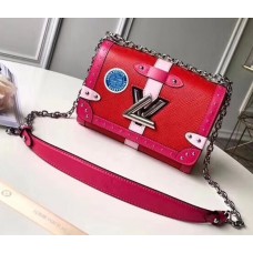 Louis Vuitton Summer Trunks EPI Twist MM Bag Red/Fuchsia 2018