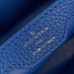 Louis Vuitton Capucines PM Bag Braided Handle and Strap Blue