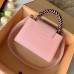 Louis Vuitton Capucines BB Bag Braided Handle and Strap M55236 Pink
