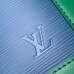 Louis Vuitton EPI Leather Soft Trunk Messenger Bag Blue/Green 2019