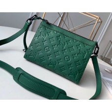 Louis Vuitton Monogram Empreinte Triangle Shaped Messenger Bag M54330 Green 2019