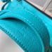 Louis Vuitton Monogram Empreinte Triangle Shaped Messenger Bag M54330 Turquoise 2019