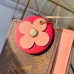 Louis Vuitton Flower Monogram Canvas Zipped Card Holder M67494 Pink 2019