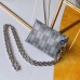 Louis Vuitton Monogram LV Pop Kirigami Necklace Envelope Pouch Bag M68613 Blue 2019