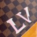 Louis Vuitton Damier Ebene Canvas Pochette Double Zip Bag N60254 2019