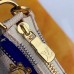 Louis Vuitton Damier Azur Canvas Mini Pochette Accessoires Bag Trunks N61005