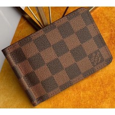 Louis Vuitton Pince Wallet Damier Ebene Canvas