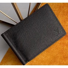 Louis Vuitton Pince Wallet Taiga Leather M62978 Black
