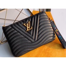 Louis Vuitton New Wave Zip Pochette Bag M63943 Black 2019