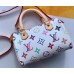 Louis Vuitton Vintage Monogram Canvas Nano Speedy Turenne Bag M92645 White/Multicolor