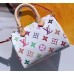 Louis Vuitton Vintage Monogram Canvas Nano Speedy Bag M61252 White/Multicolor