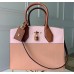 Louis Vuitton City Steamer MM Tote Bag M53068 Pink/Beige/Tan