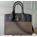 Louis Vuitton City Steamer MM Tote Bag M54312 Black/Kaki Green