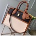 Louis Vuitton City Steamer MM Tote Bag M55062 Black/Beige