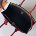 Louis Vuitton City Steamer MM Tote Bag M53803 Black/Red/Orange