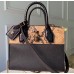 Louis Vuitton City Steamer PM Tote Bag Python Black