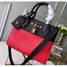 Louis Vuitton City Steamer Mini Tote Bag Black/Red