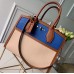 Louis Vuitton City Steamer Mini Tote Bag M55099 Blue/Beige