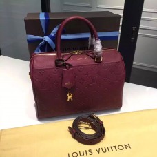 LOUIS VUITTON SPEEDY BANDOULIÈRE BURGUNDY 30