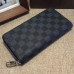 LOUIS VUITTON BRAZZA WALLET Damier Cobalt Canvas N63212