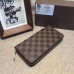 LOUIS VUITTON BRAZZA WALLET Damier Ebene Canvas N60017