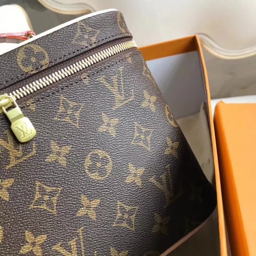 LOUIS VUITTON - NICE BB MONOGRAM CANVAS VANITY CASE - M42265/ SOLD OUT  Brown Cloth ref.483309 - Joli Closet