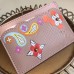 Louis Vuitton Epi Leather Card Holder with Monogram flower M62068 Pink