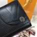 Louis Vuitton Rivets Chain Wallet M63518 Black Epi Leather 2018