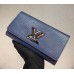 Louis Vuitton Epi leather Twist Wallet M64401 Blue