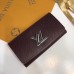 Louis Vuitton Epi leather Twist Wallet M64325 Burgundy