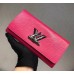 Louis Vuitton Epi leather Twist Wallet M62362 Hot Pink