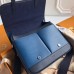 Louis Vuitton Men's Messenger PM Bag in Epi Leather M53494 Blue Azur 2017