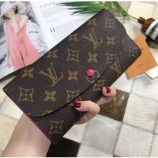 Louis Vuitton Emilie Monogram Canvas Wallet M60696 Hot Pink