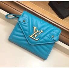 Louis Vuitton New Wave Compact Wallet M63428 Blue