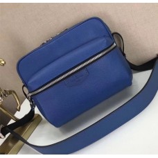 Louis Vuitton Men's Outdoor Messenger Shoulder Bag M33435 Blue 2018