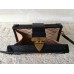 Louis Vuitton Epi Leather Trim Petite Malle Bag black