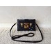Louis Vuitton Epi Leather Trim Petite Malle Bag black