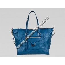 Louis Vuitton 2011 Monogram Emprinte Lumineuse PM In Dark Cerulean