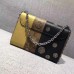 Louis Vuitton Studded Leather Monogram Reverse Coated Canvas Twsit MM Bag M54600 2017