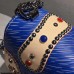 Louis Vuitton Epi Denim Twist MM Bag Studs And Colored Cabochons M54445 Blue 2017